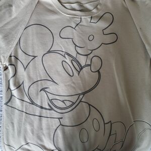 Disney Beige Mickey Mouse Sweatshirt